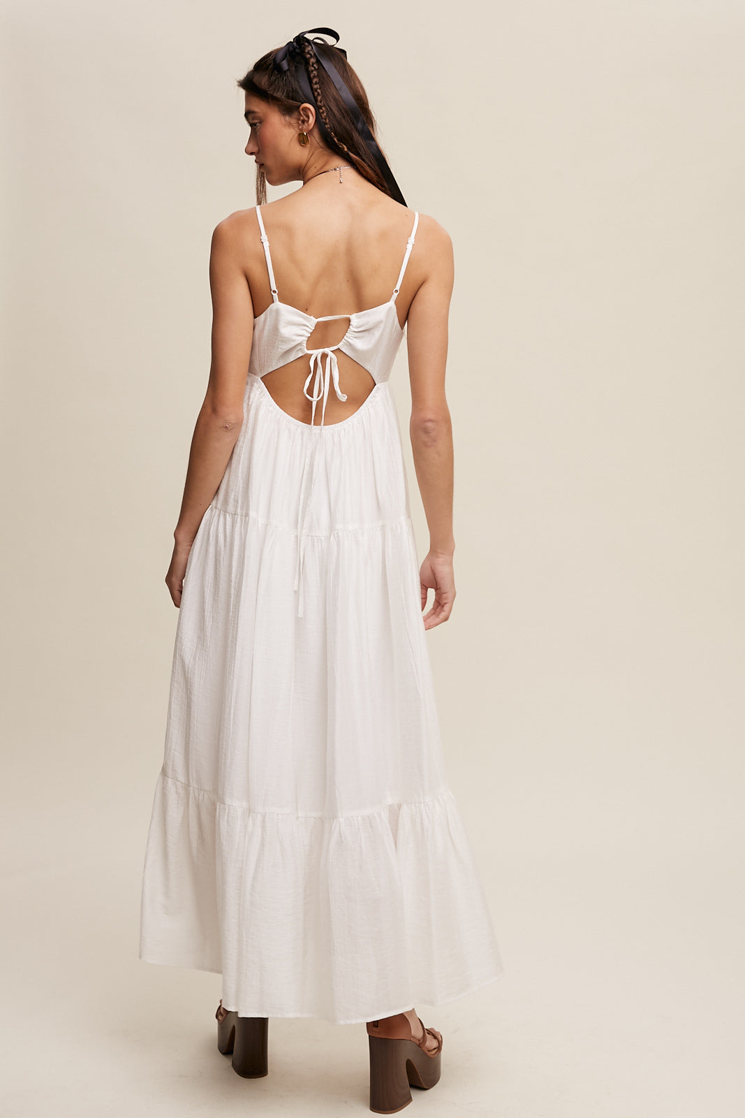 Flowy Romantic Tiered Summer Maxi Dress