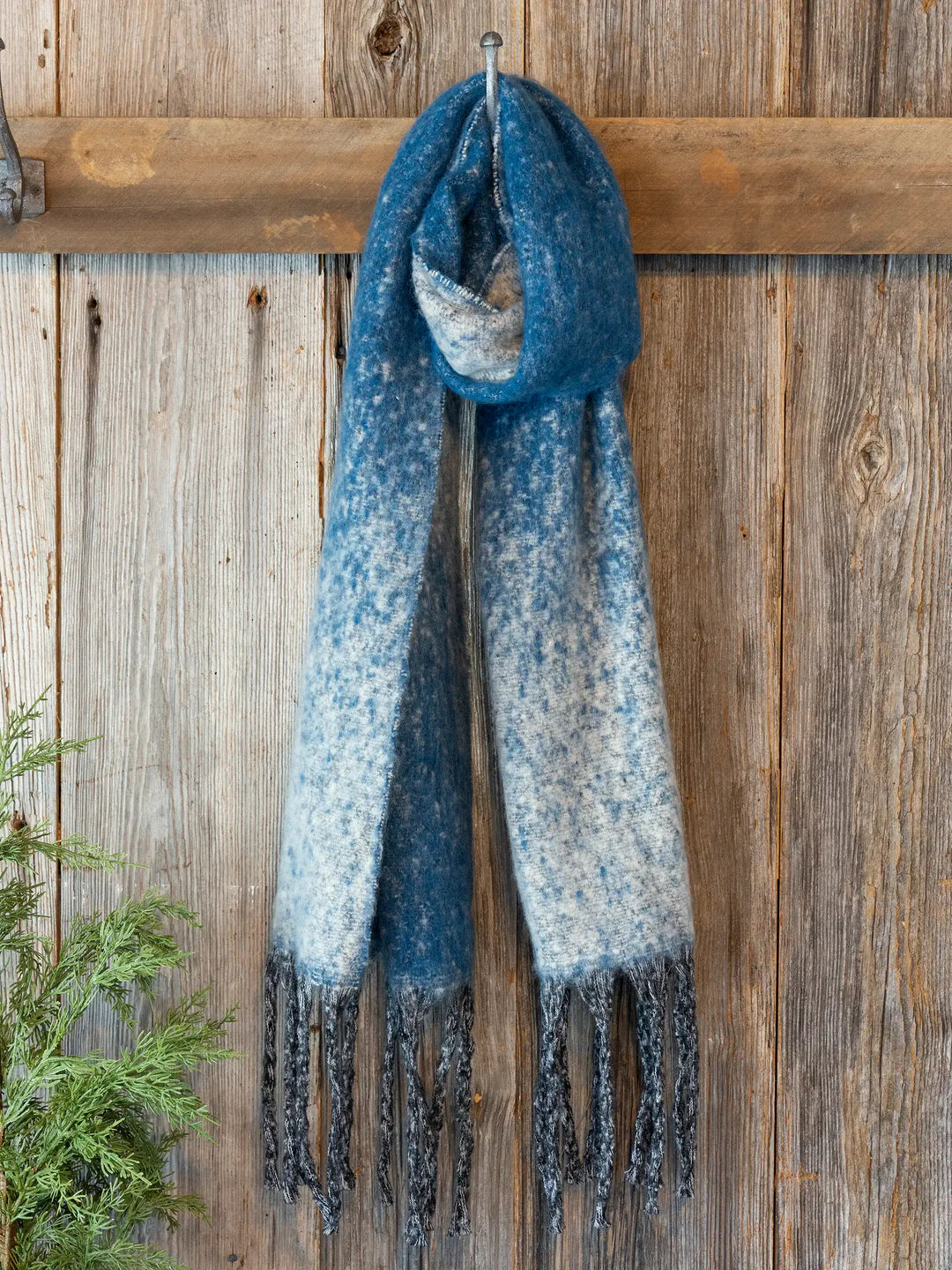 Natural Life Cuddle Up Cozy Scarf-Indigo Ombre