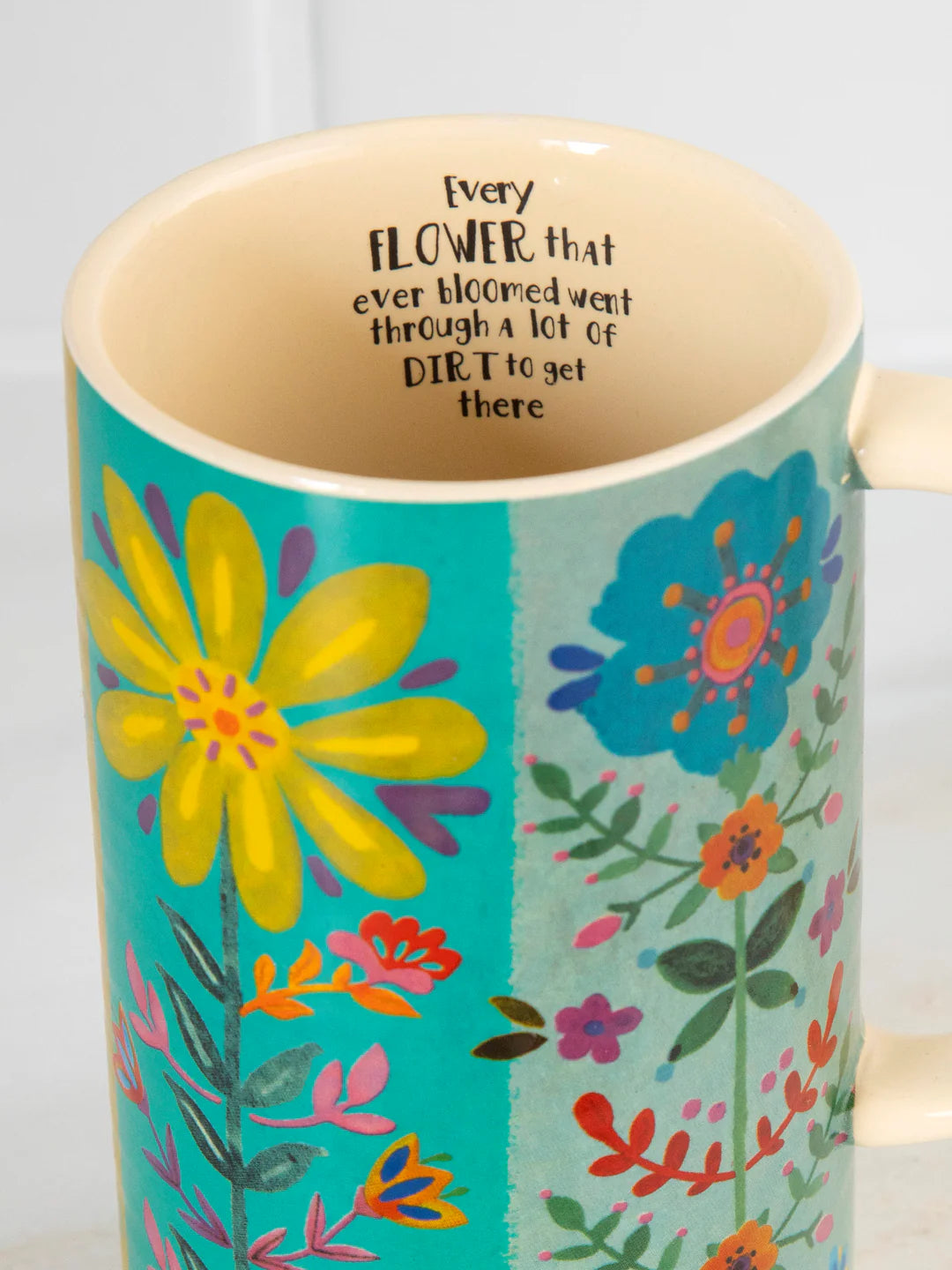 Natural Life Latte Mug-Every Flower