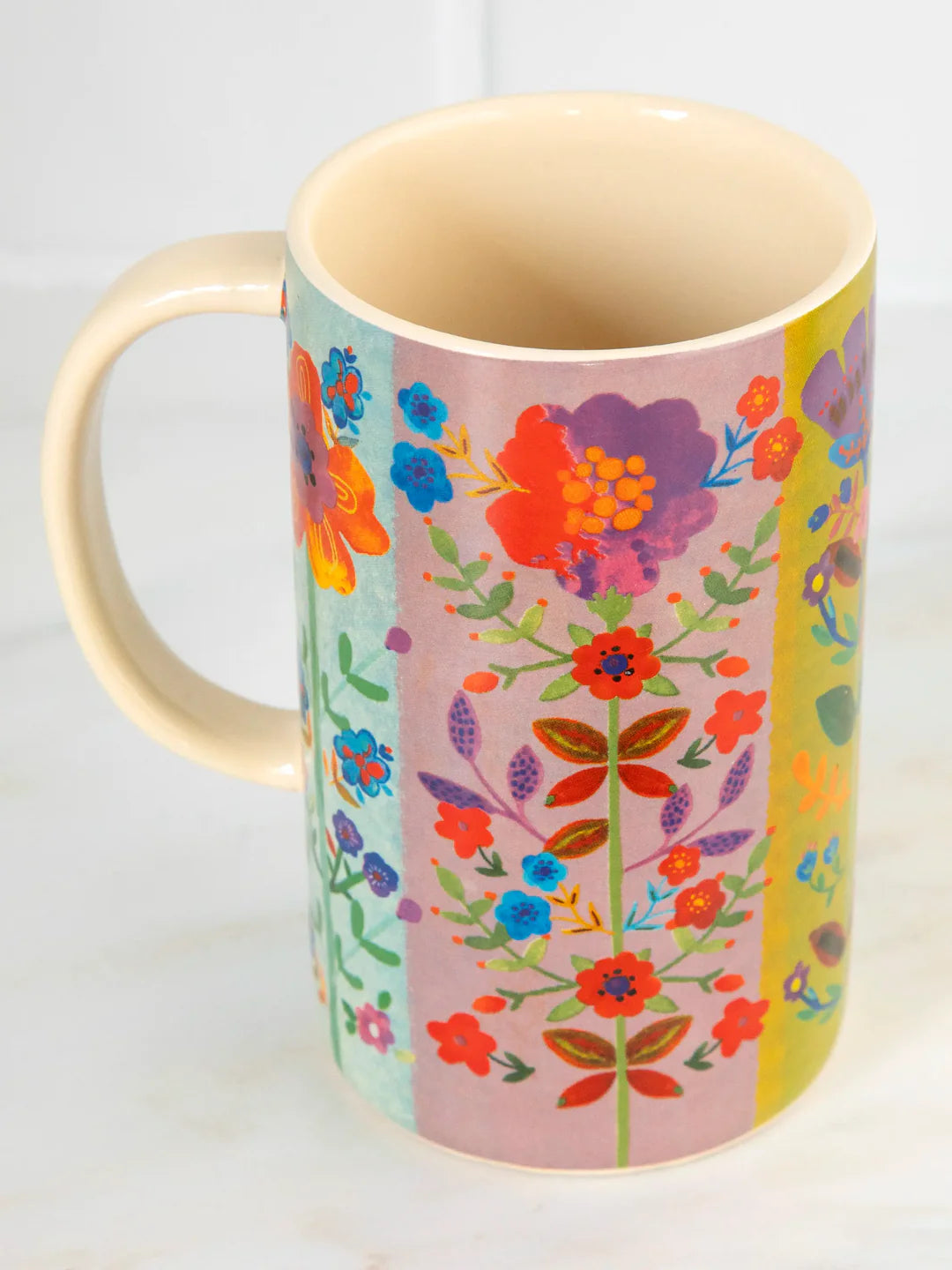 Natural Life Latte Mug-Every Flower