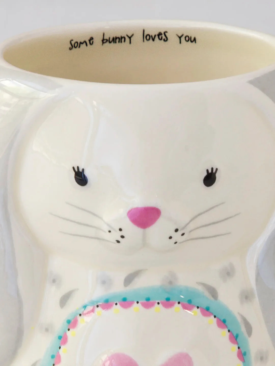 Natural Life Folk Art Coffee Mug-Bonnie The Bunny