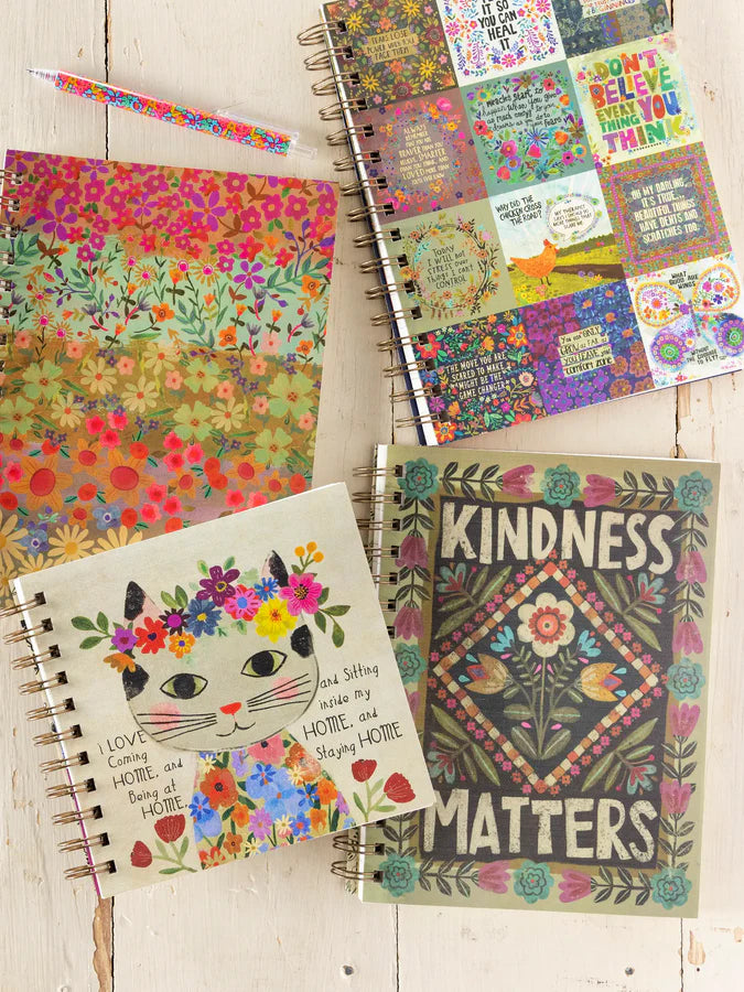 Natural Life Spiral Notebook- I Love Coming Home