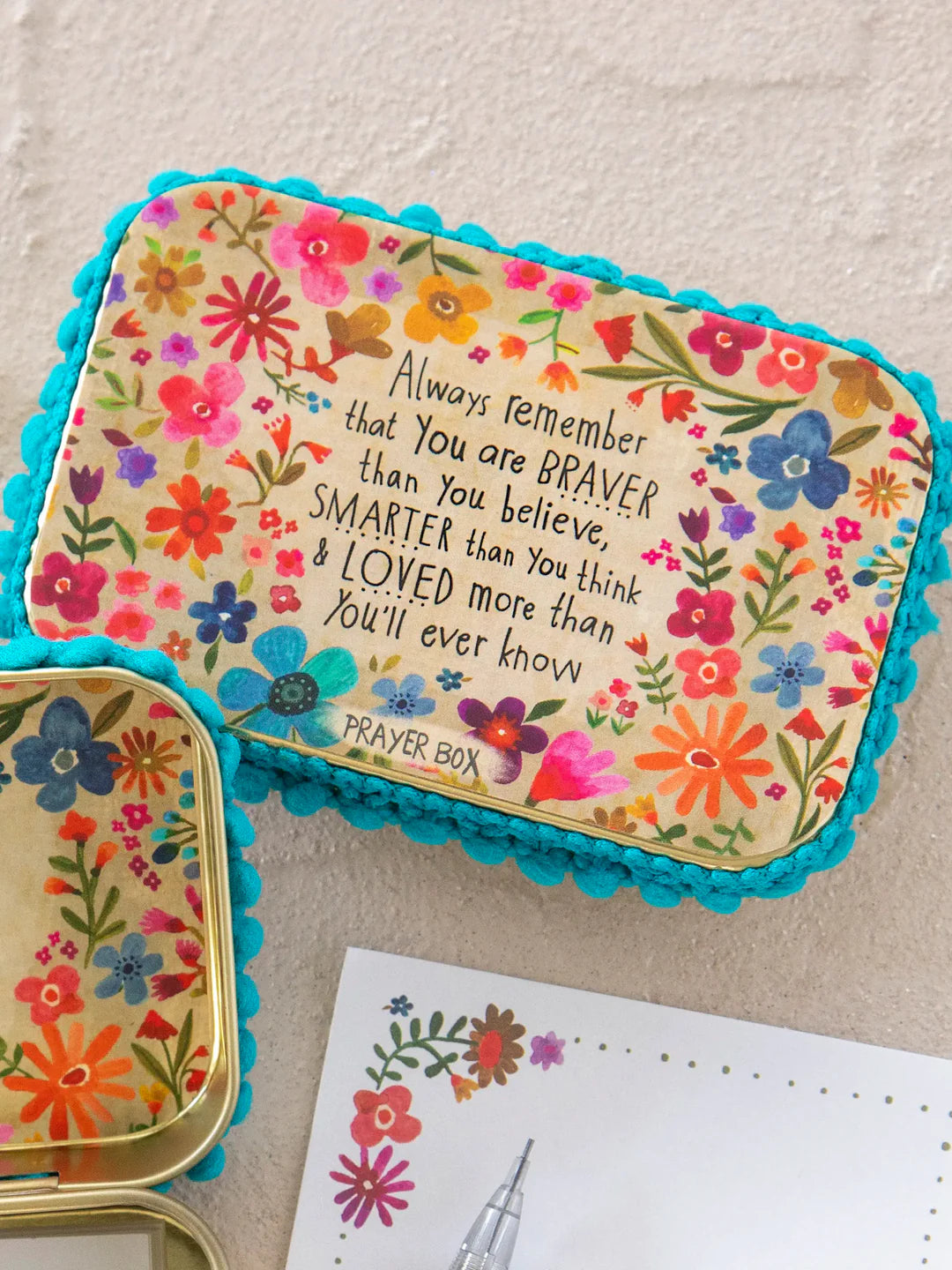 Natural Life Tin Prayer Box-Always Remember