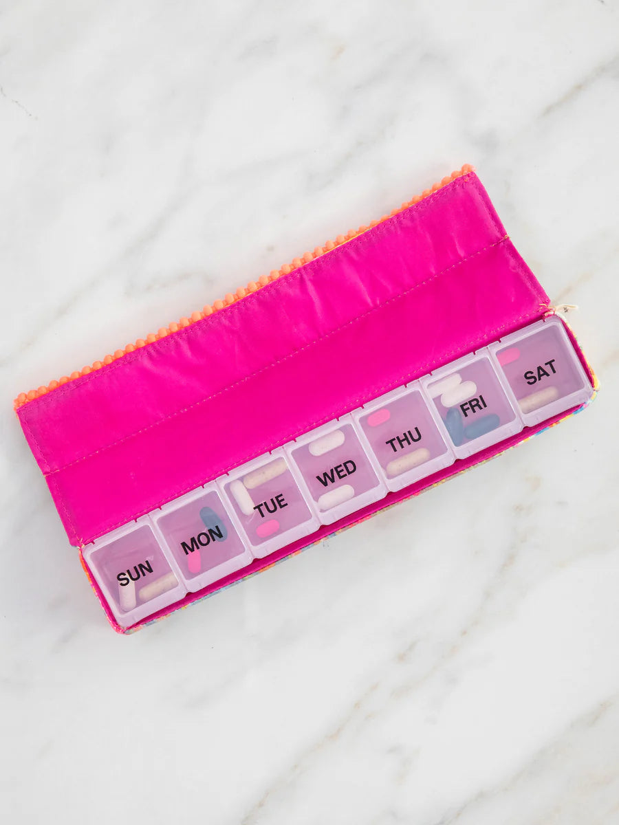 Natural Life Weekly Pill Pouch Organizer - Deep Breath