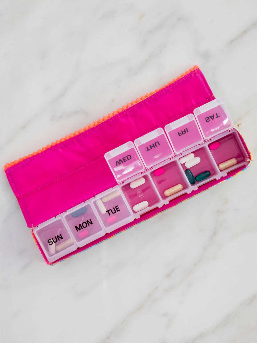 Natural Life Weekly Pill Pouch Organizer - Deep Breath