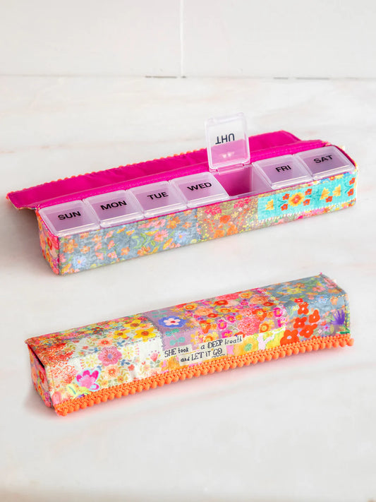 Natural Life Weekly Pill Pouch Organizer - Deep Breath