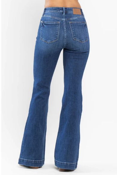 Judy Blue Medium Wash Flare Leg High Rise Jeans