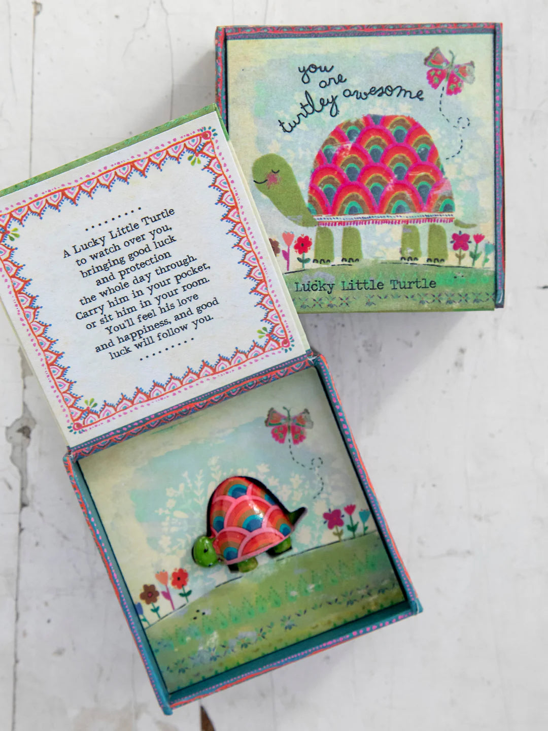 Natural Life Lucky Keepsake Charm-Turtle