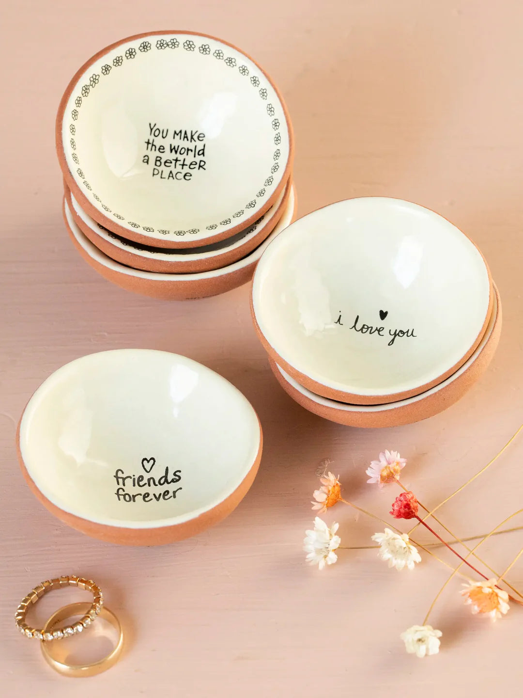Natural Life Tiny Trinket Dish-World Better