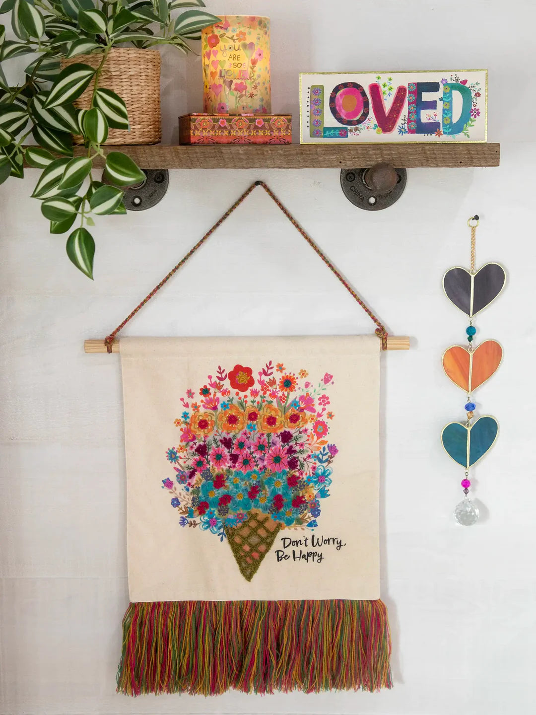 Natural Life Tiny Block Keepsake-Loved