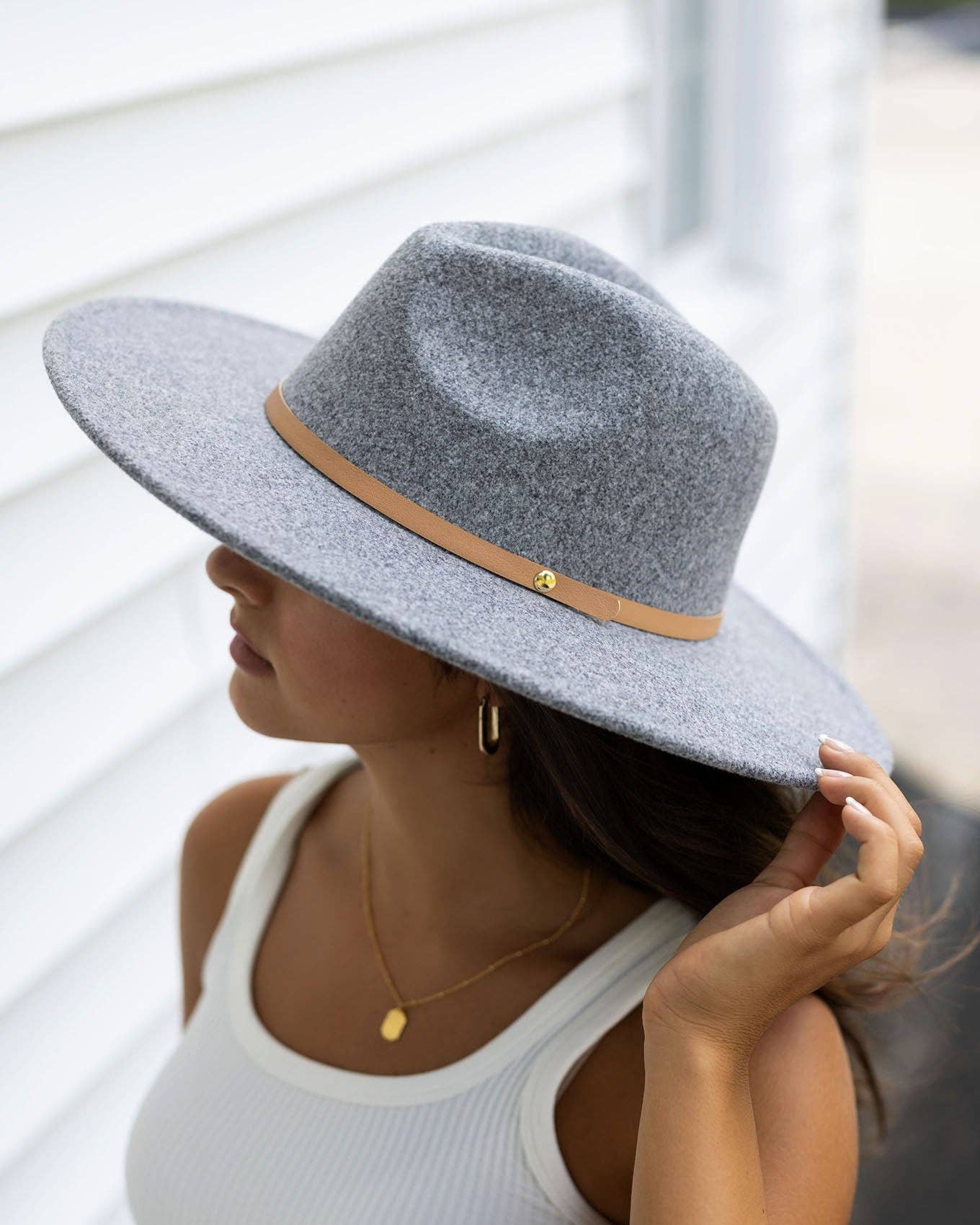 Wide Brim Felt Hat
