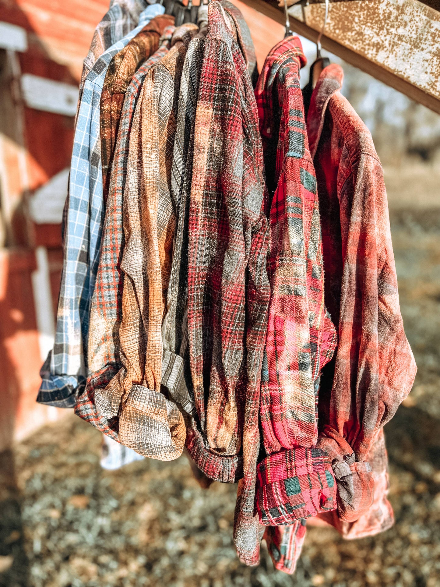 Bleached Flannel Shirt