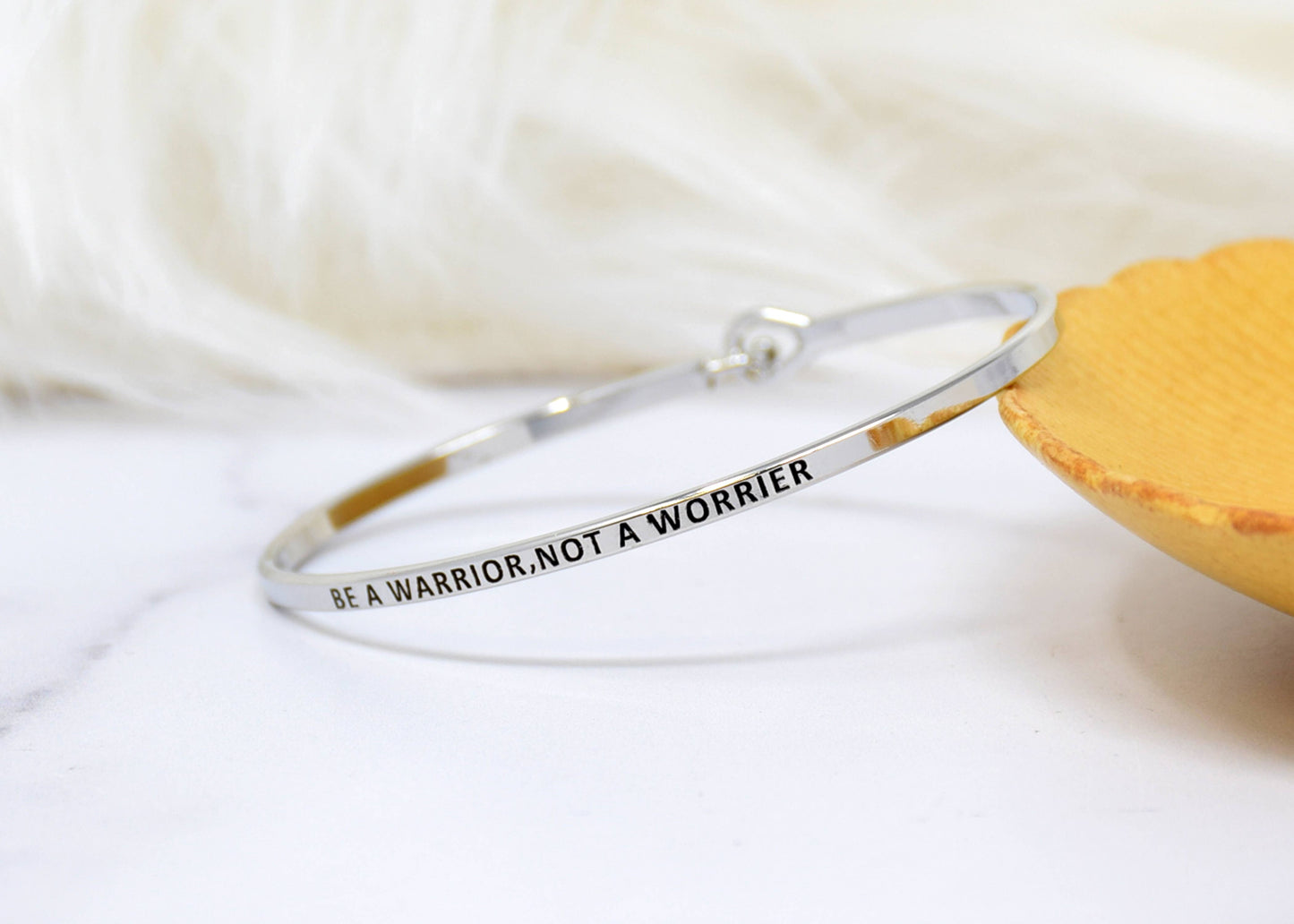 BE A WARRIOR NOT A WORRIER BRACELET