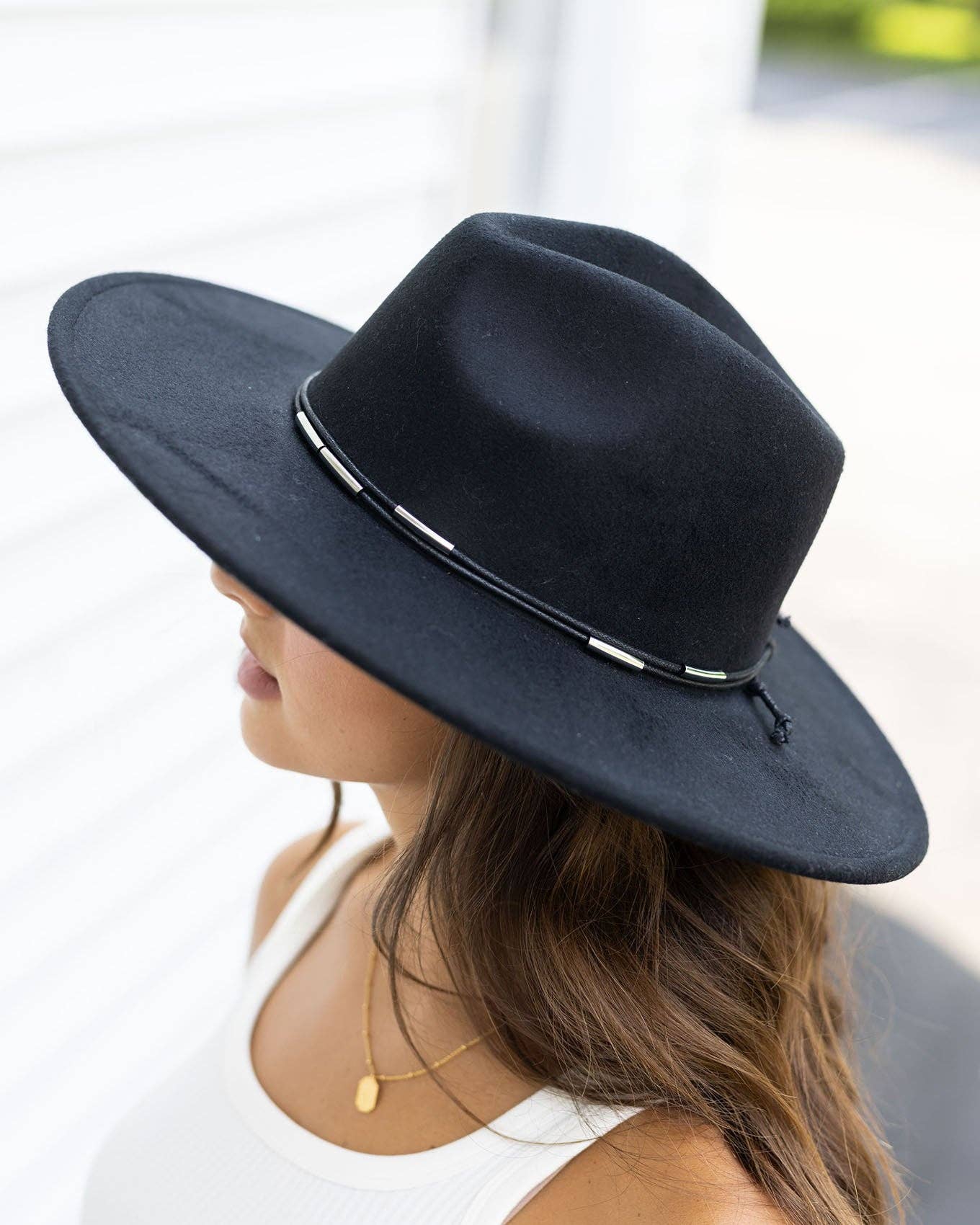 Wide Brim Felt Hat