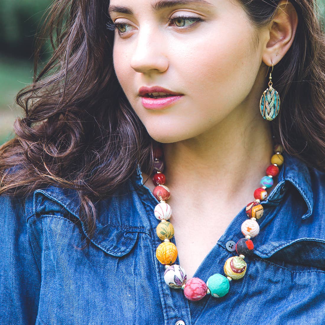 Aasha Graduated Beads Necklace