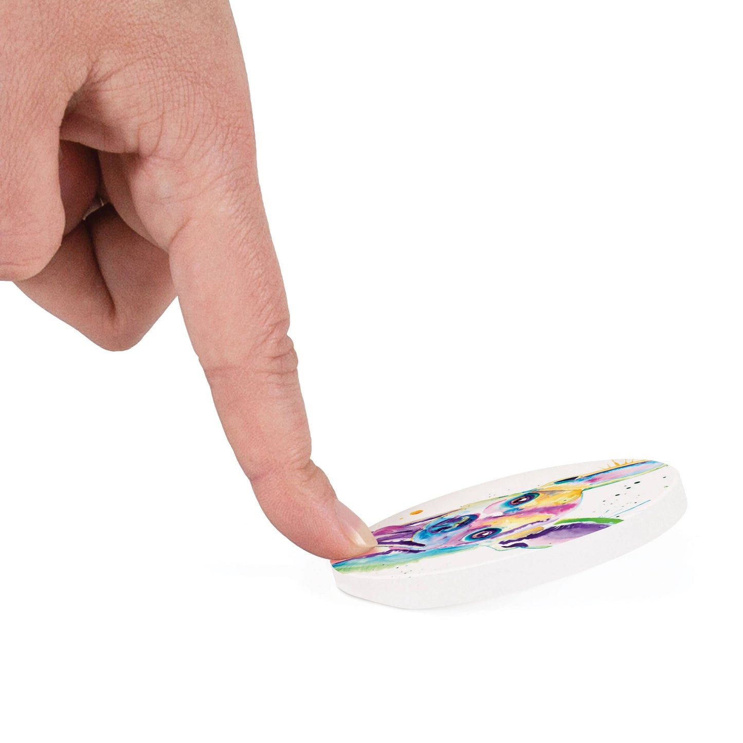 Ceramic Chihuahua Car Coaster