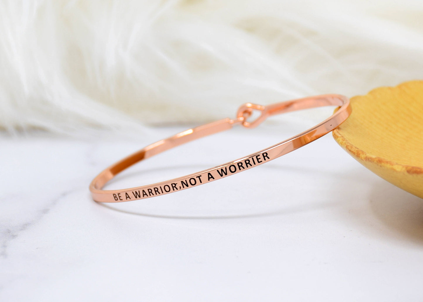 BE A WARRIOR NOT A WORRIER BRACELET