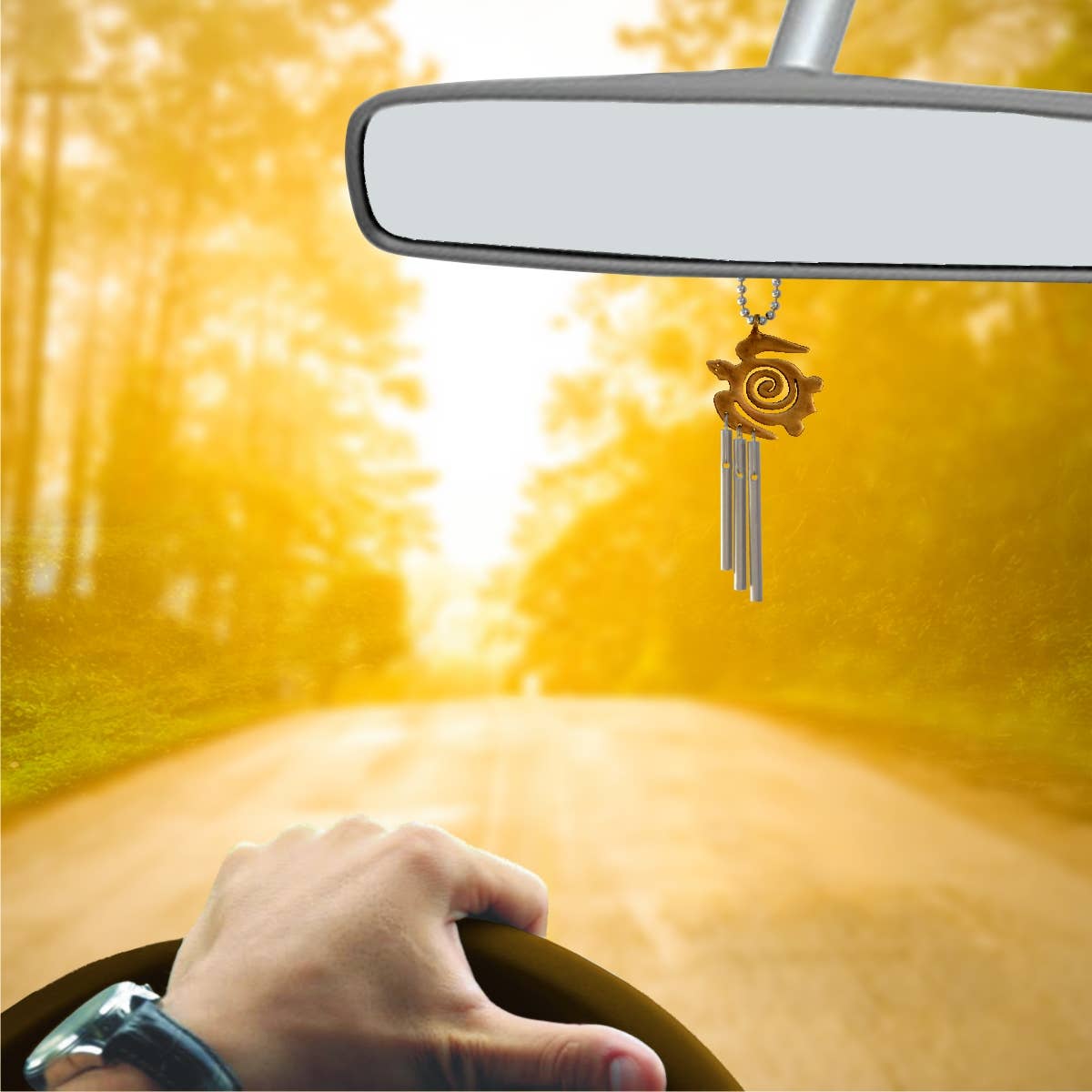 Jacob's Musical Car Charm Chime, Sea Turtle