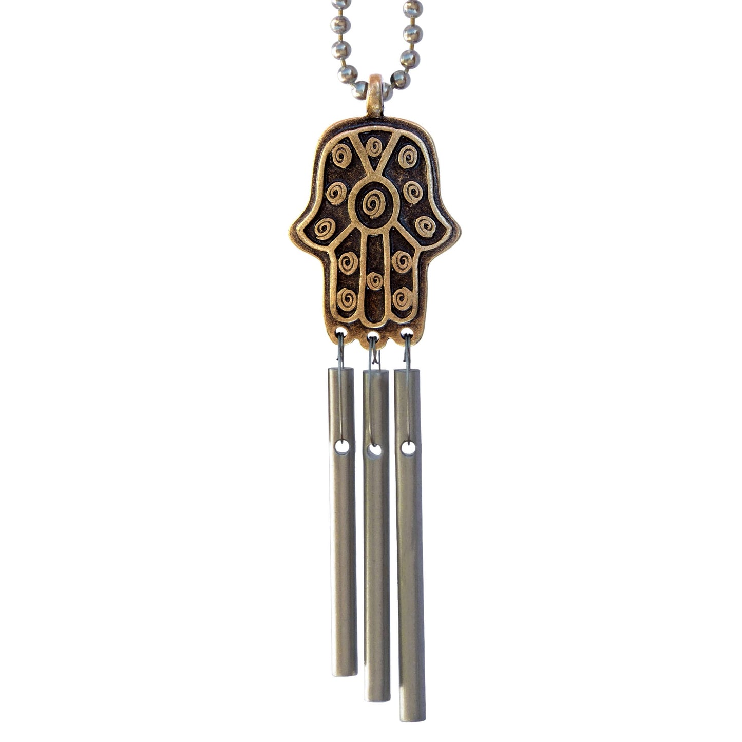 Jacob's Musical Car Charm Chime, Hamsa Healing Hand