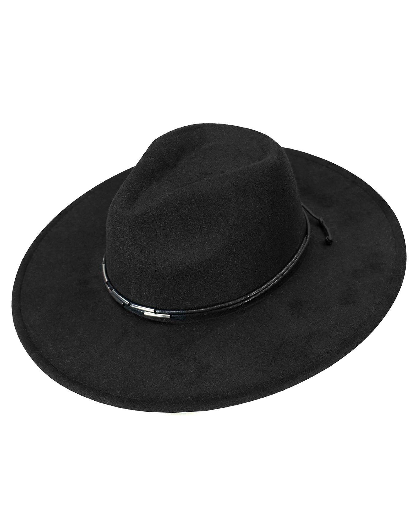 Wide Brim Felt Hat