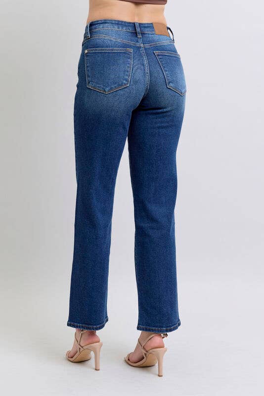 Judy Blue MR Side Seam Detail Straight