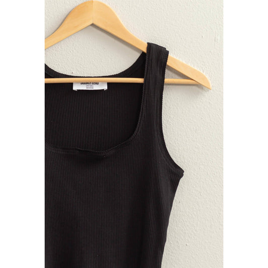 SQUARE NECK CROP TANK TOP