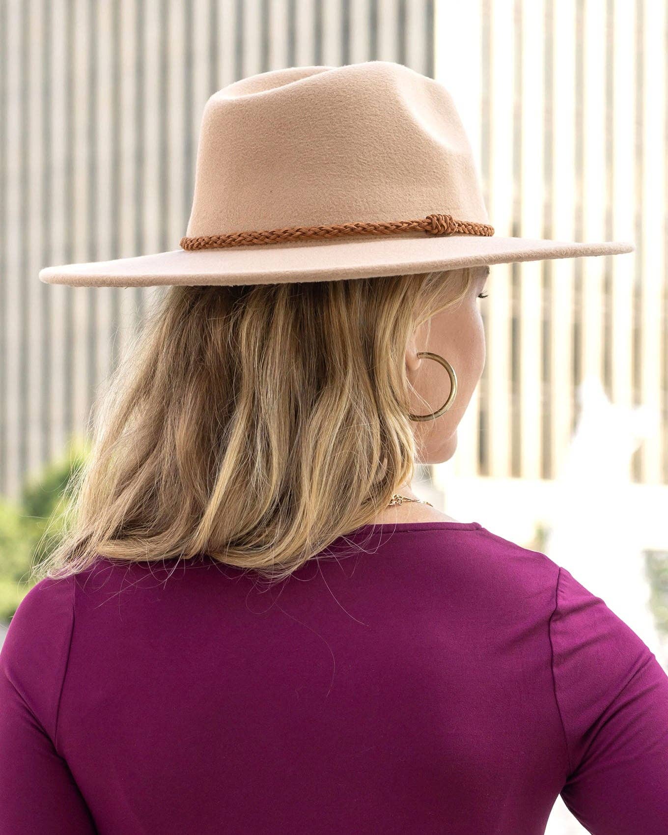 Wide Brim Felt Hat