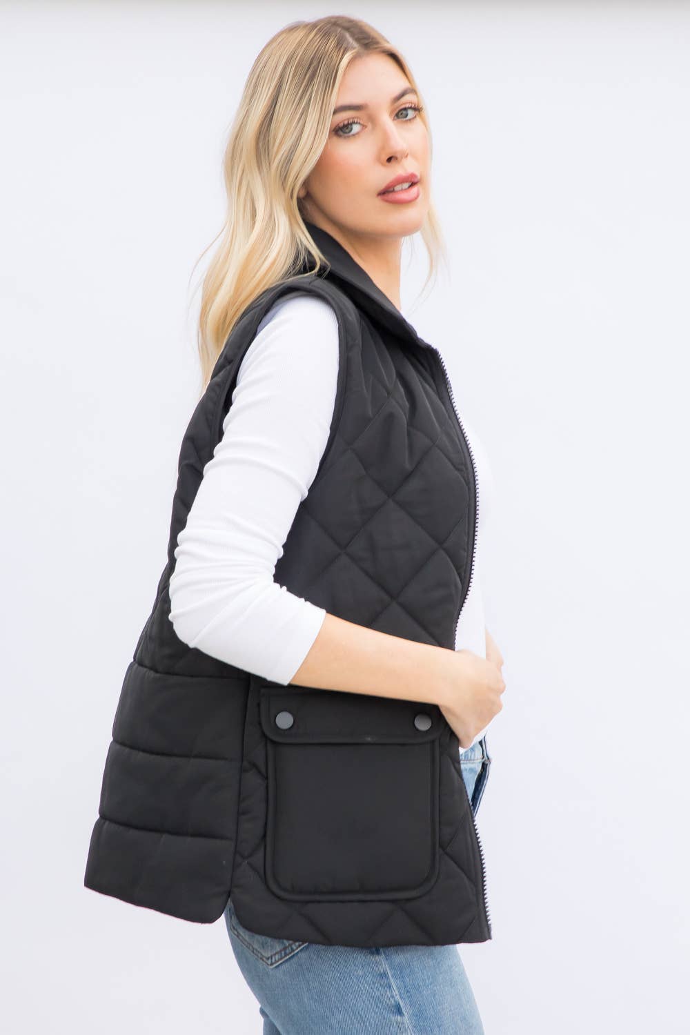 Light Weight Polyfill Quilted Vest