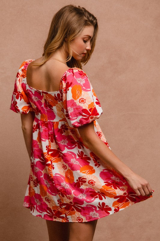 FLORAL PRINT DRESS