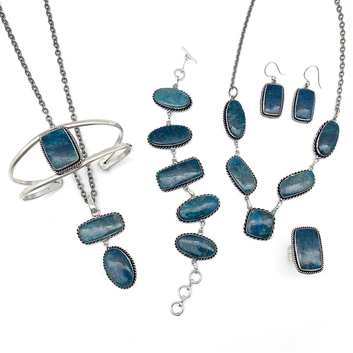 Kashi Semiprecious Stone Ring - Apatite