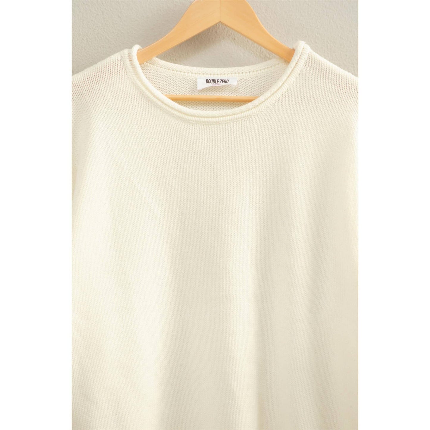 Oversized Roll Neck Knit Sweater