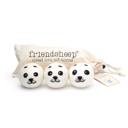 Baby Seals Eco Wool Dryer Balls - Set of 3