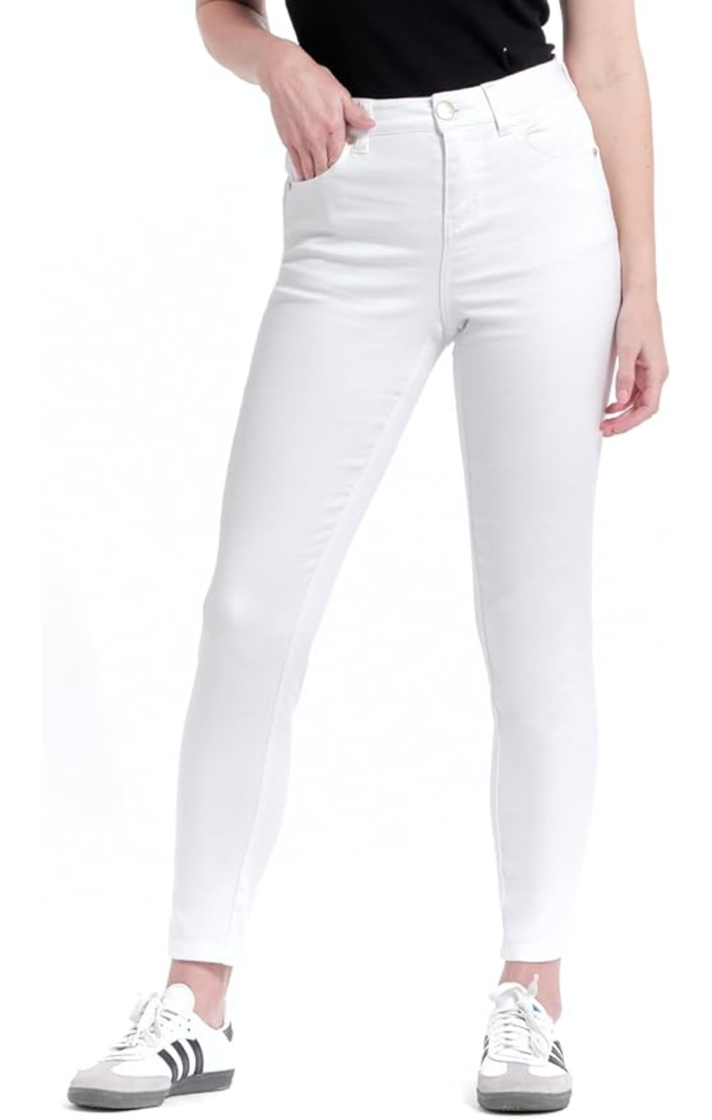 28" Butter Ankle Skinny Jean in White