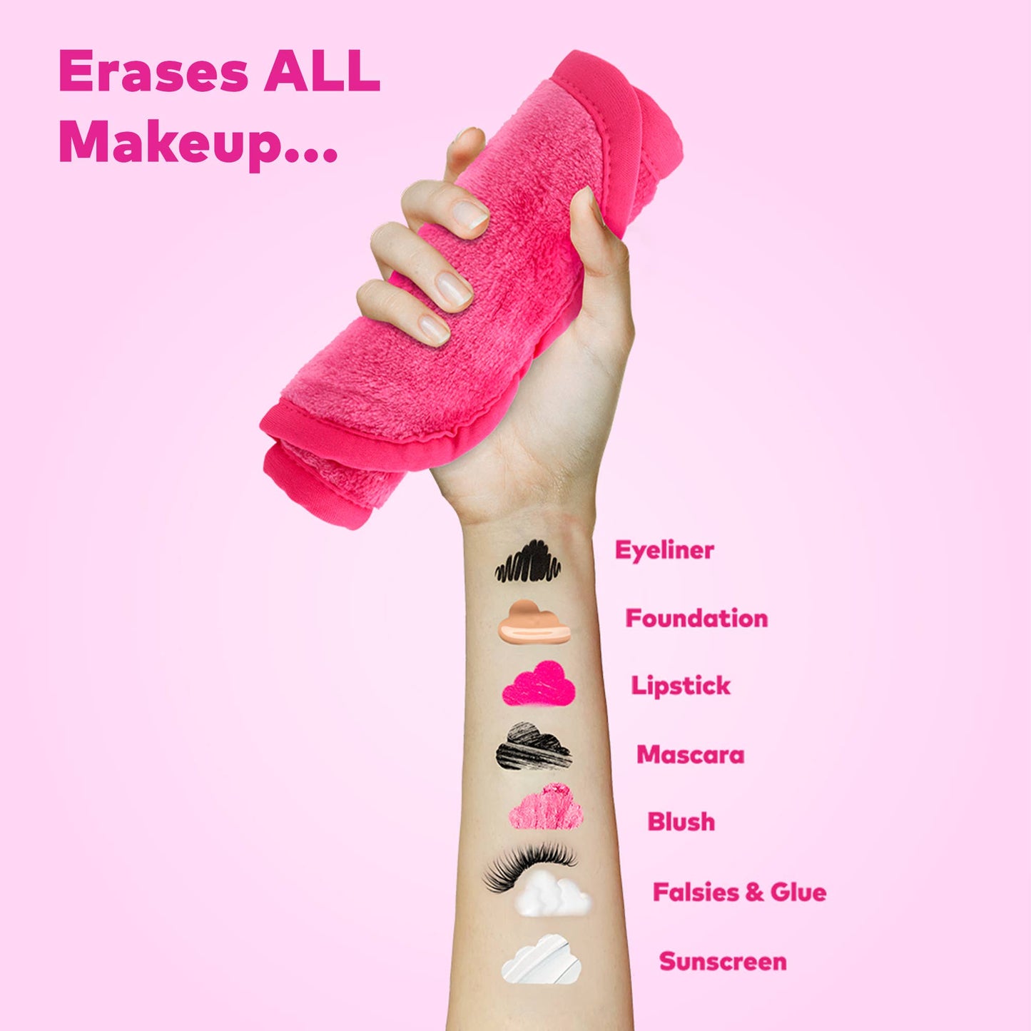Original Pink Make-up Eraser PRO