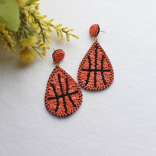 Bead Earring | Basketball