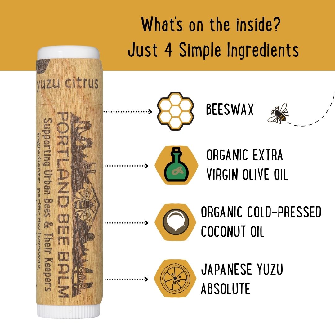 Yuzu Citrus Beeswax Lip Balm - Organic