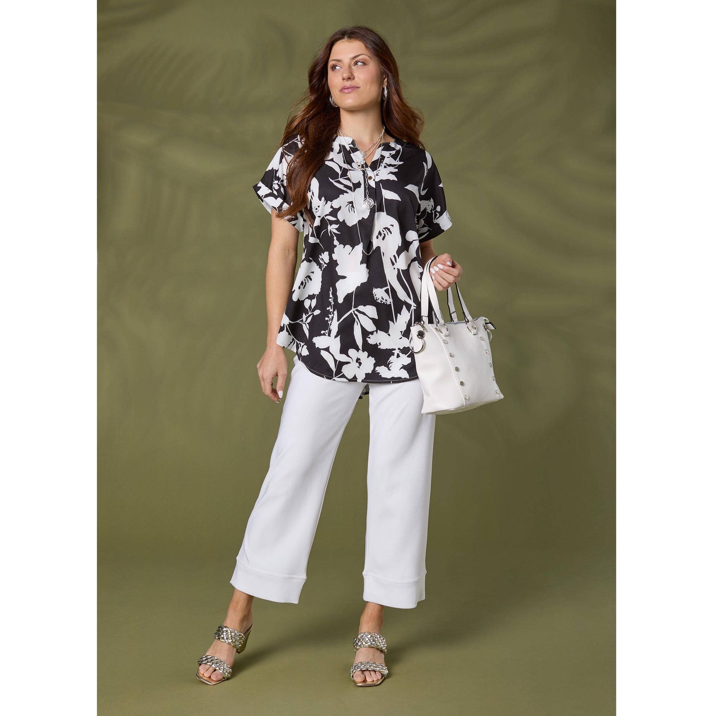 Georgie Wide Leg Cropped