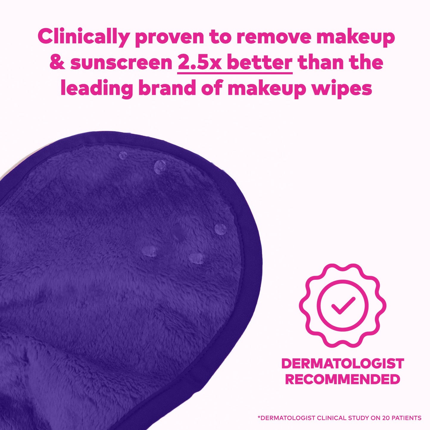 Queen Purple PRO Make-up Eraser