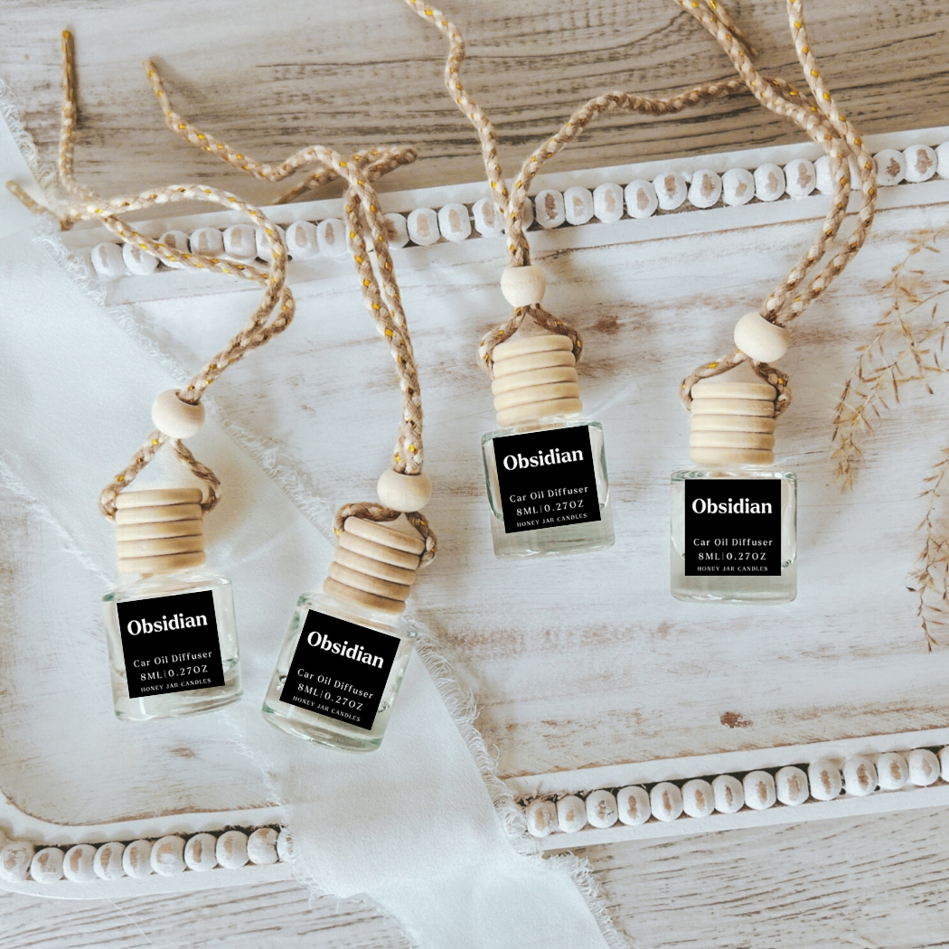Hanging Car Diffusers | Obsidian | Made in USA