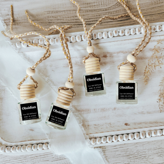 Hanging Car Diffusers | Obsidian | Made in USA