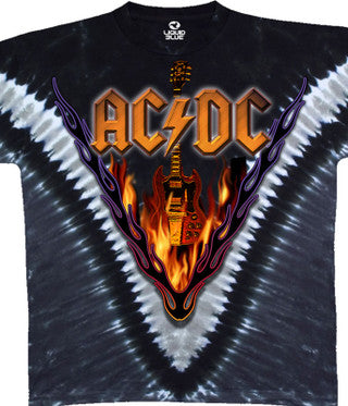 AC/DC Hells Bells Tie-Dye T-Shirt