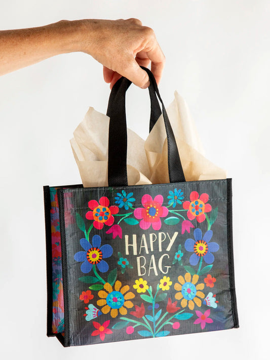 Natural Life Medium Happy Bag-Black Happy Bag