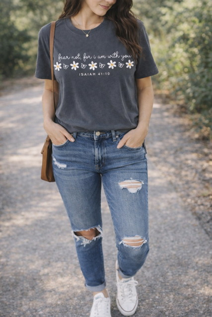 Fear Not Flowers Tee