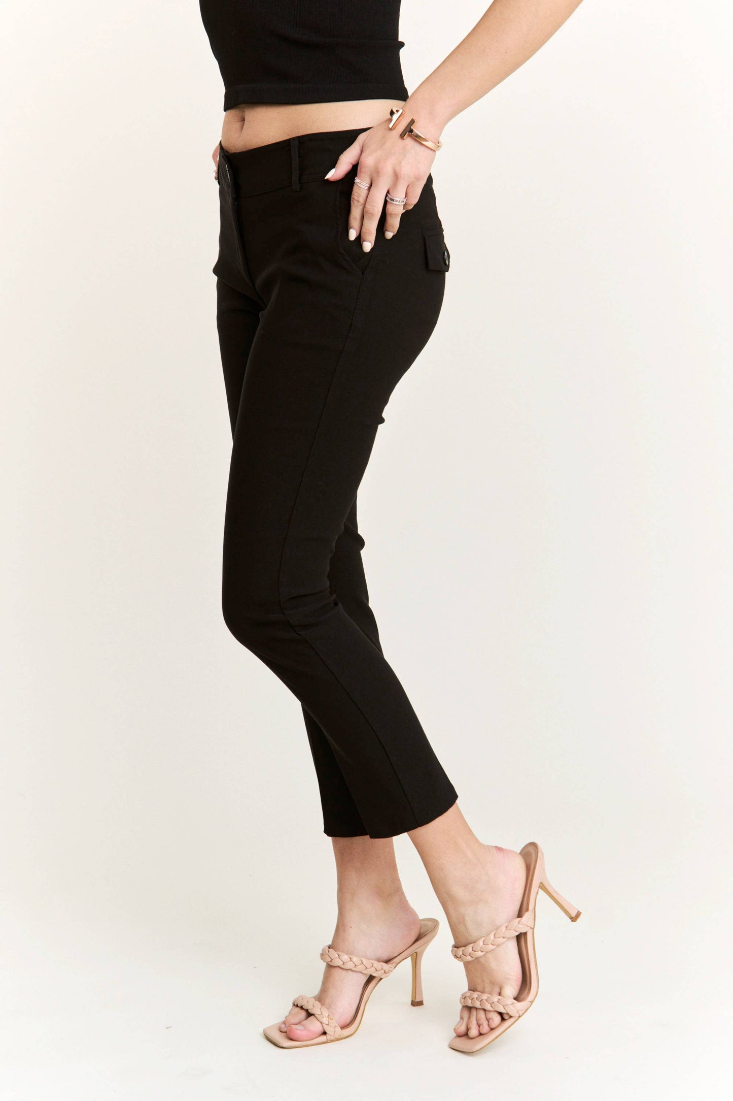 MILLENIUM STRETCH COMFORT SKINNY ANKLE PANTS