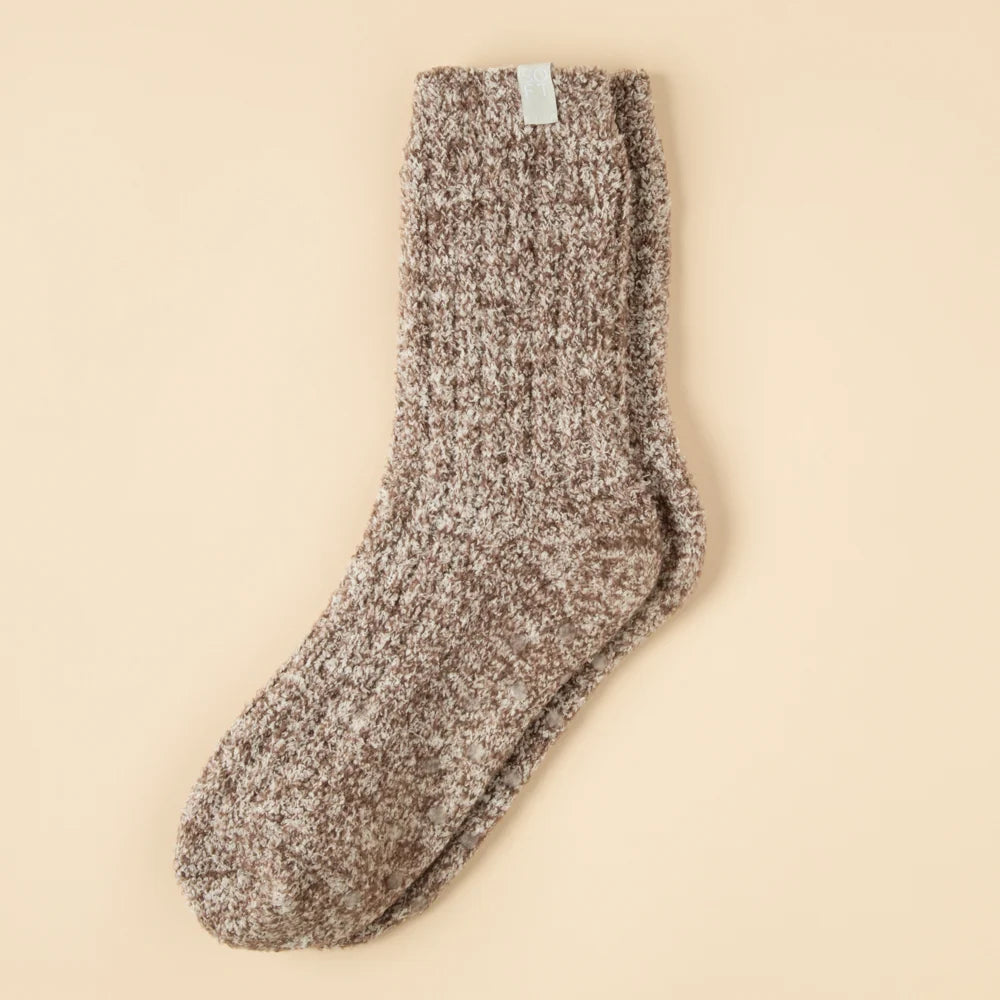 Marshmallow Crew Socks