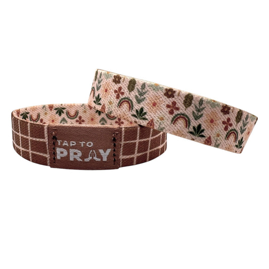 Tap To Pray™ Wristbands - Prairie &  Plaid
