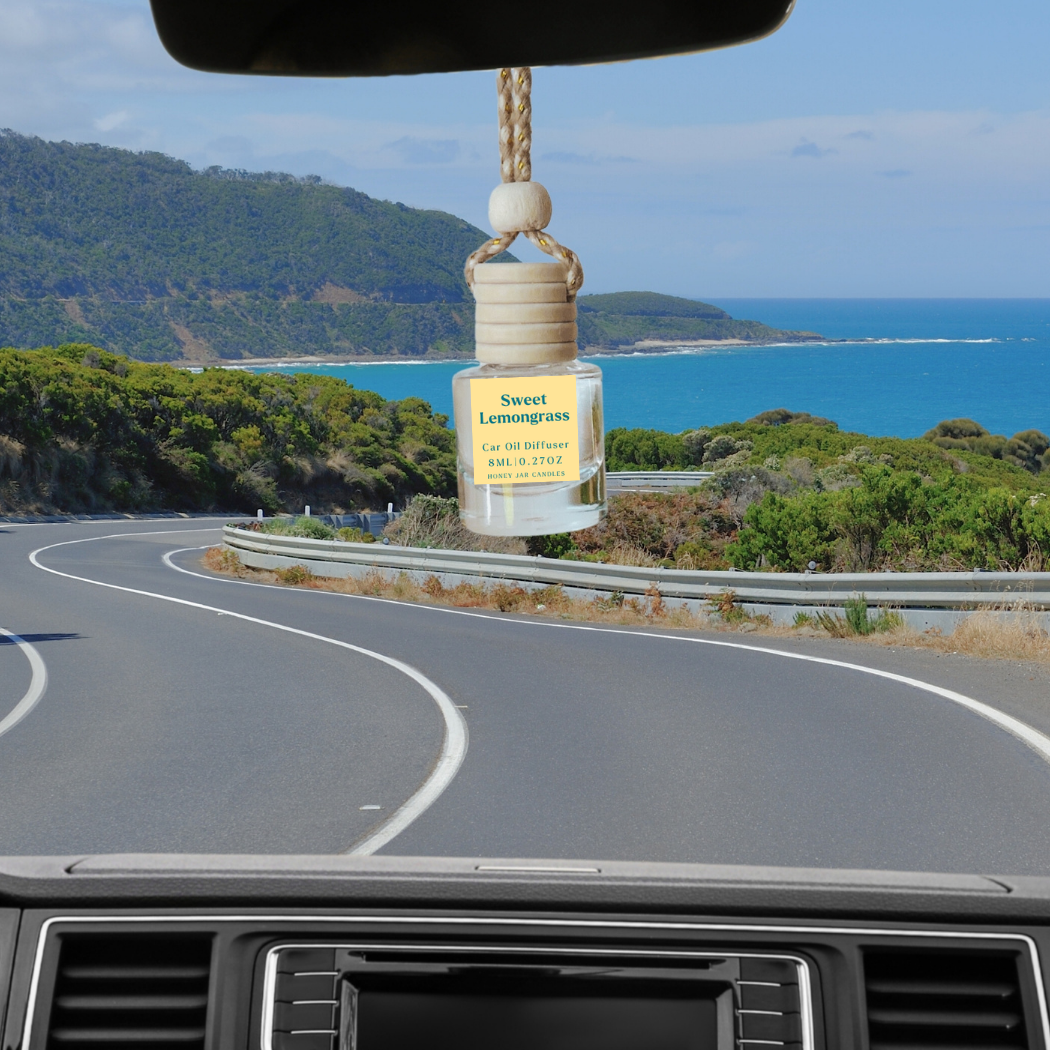 Hanging Car Diffusers | Sweet Lemongrass | Made in USA