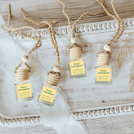 Hanging Car Diffusers | Sweet Lemongrass | Made in USA