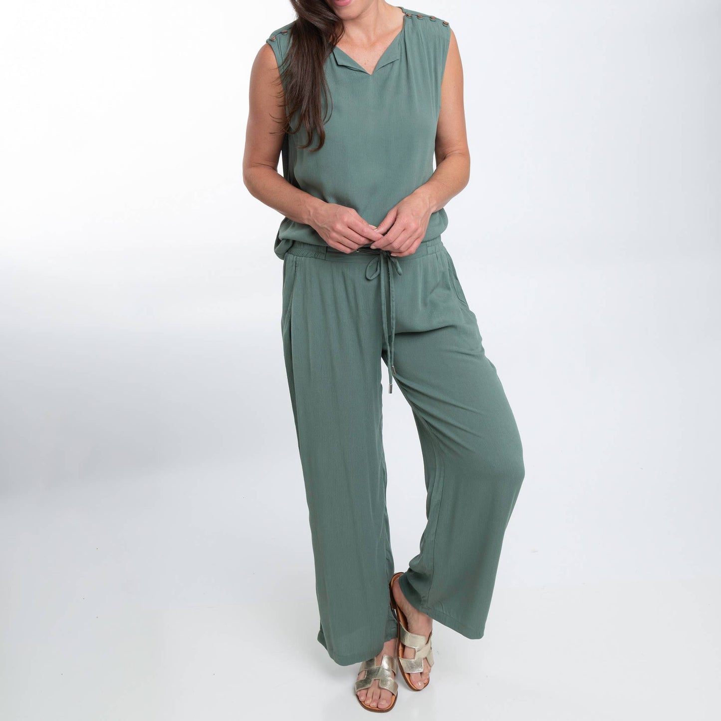 Nika Adjustable Wide Leg Pant