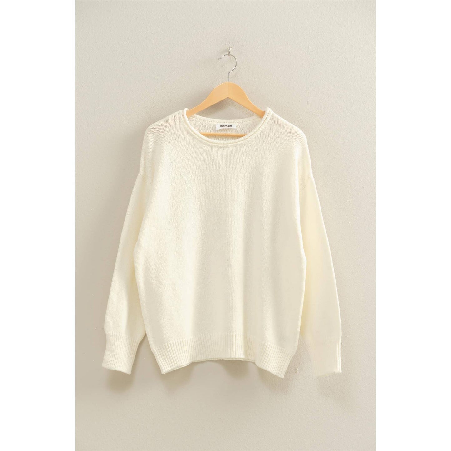 Oversized Roll Neck Knit Sweater